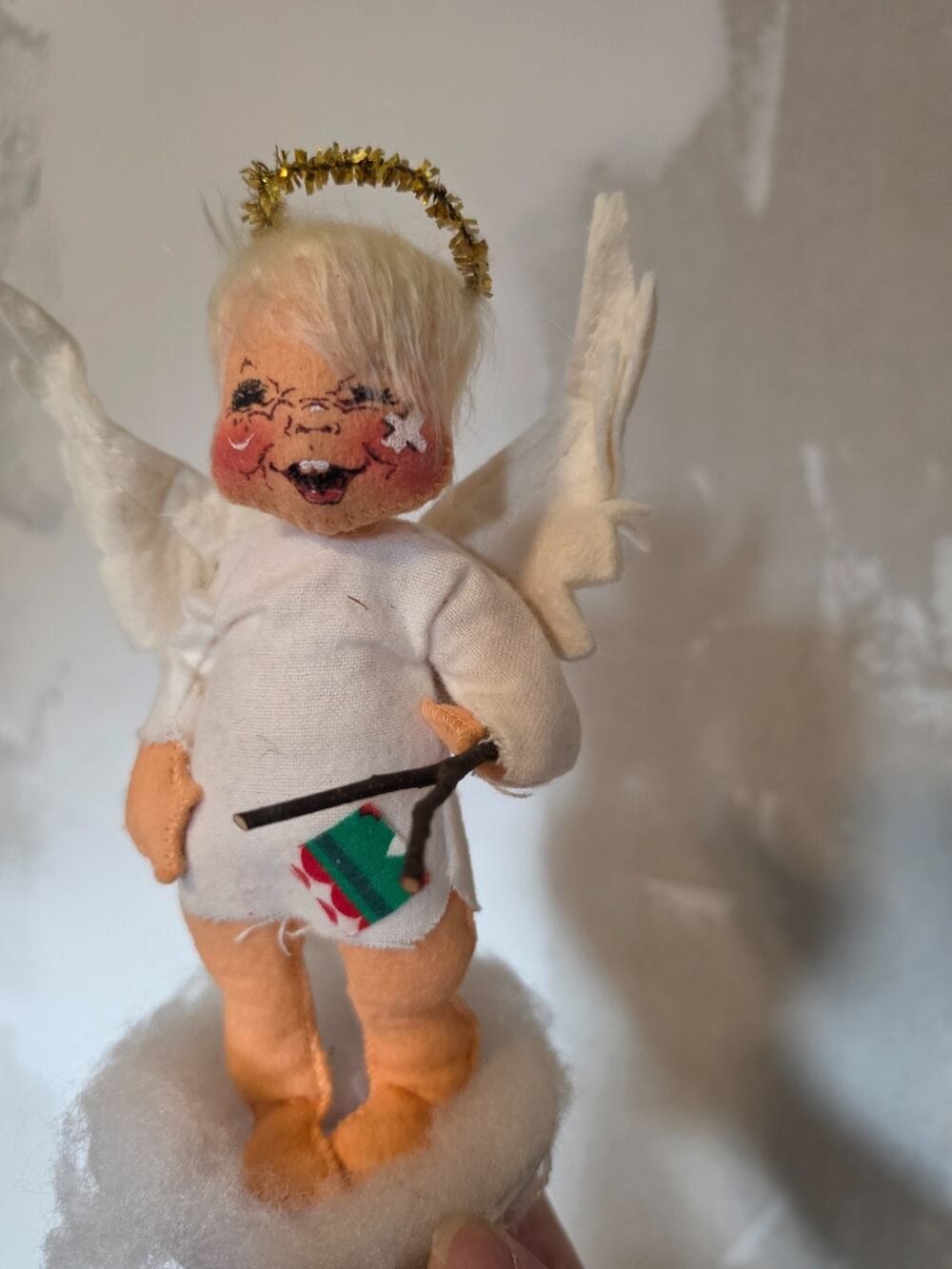 Annalee Naughty Angel Slingshot 1980s Black eye